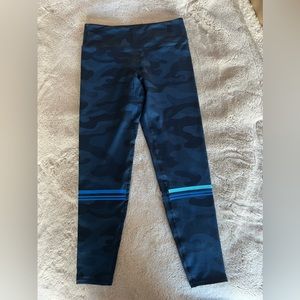 Blue camo lilybod leggings